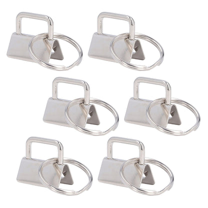 40PCS Key Fob Hardware DIY Craft Project Fine Workmanship High Hardness Iron Material Keychain Hardware