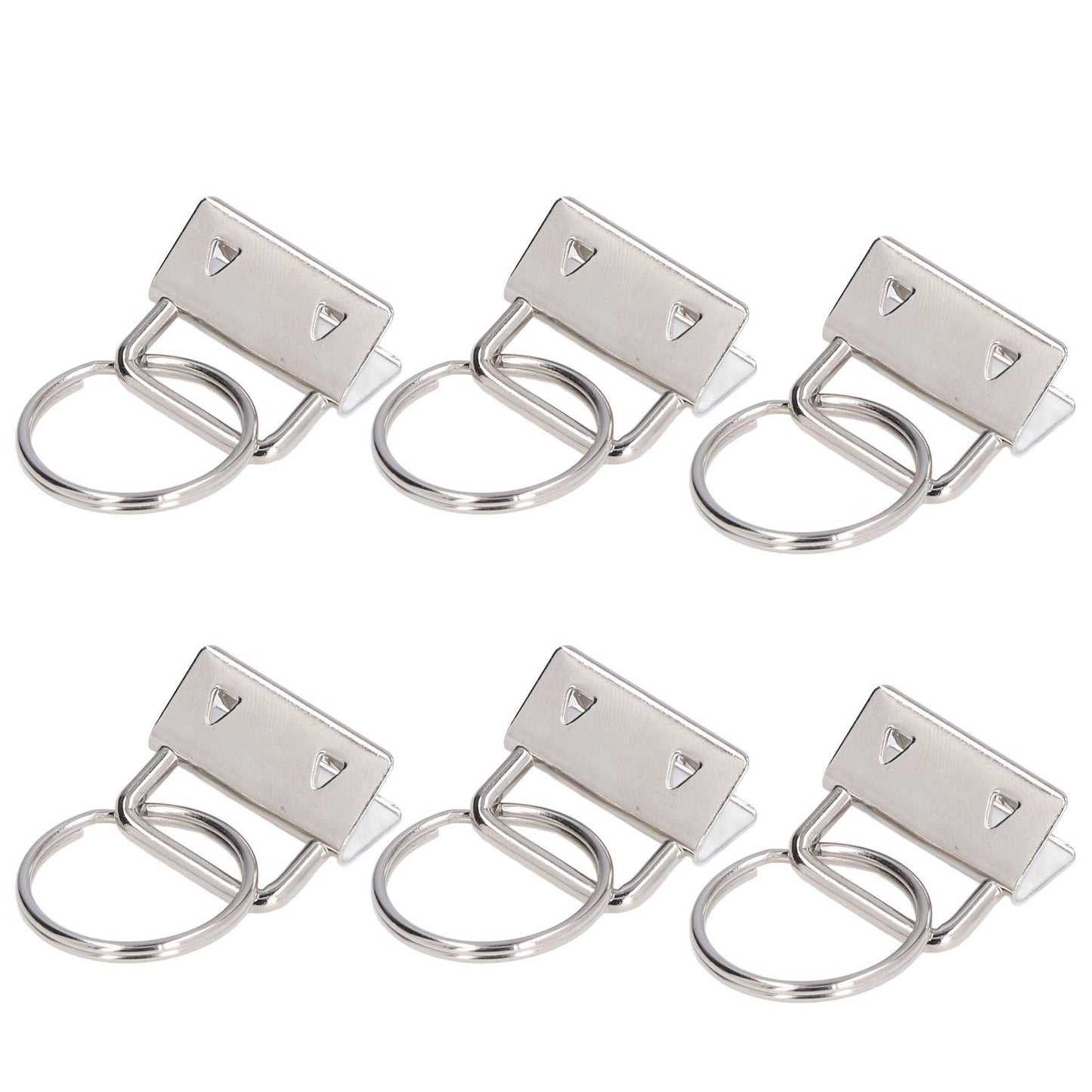 40PCS Key Fob Hardware DIY Craft Project Fine Workmanship High Hardness Iron Material Keychain Hardware