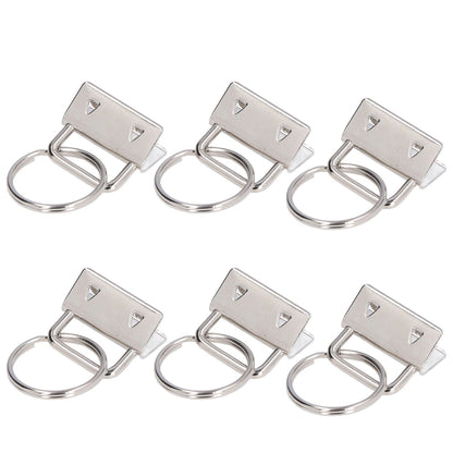 40PCS Key Fob Hardware DIY Craft Project Fine Workmanship High Hardness Iron Material Keychain Hardware