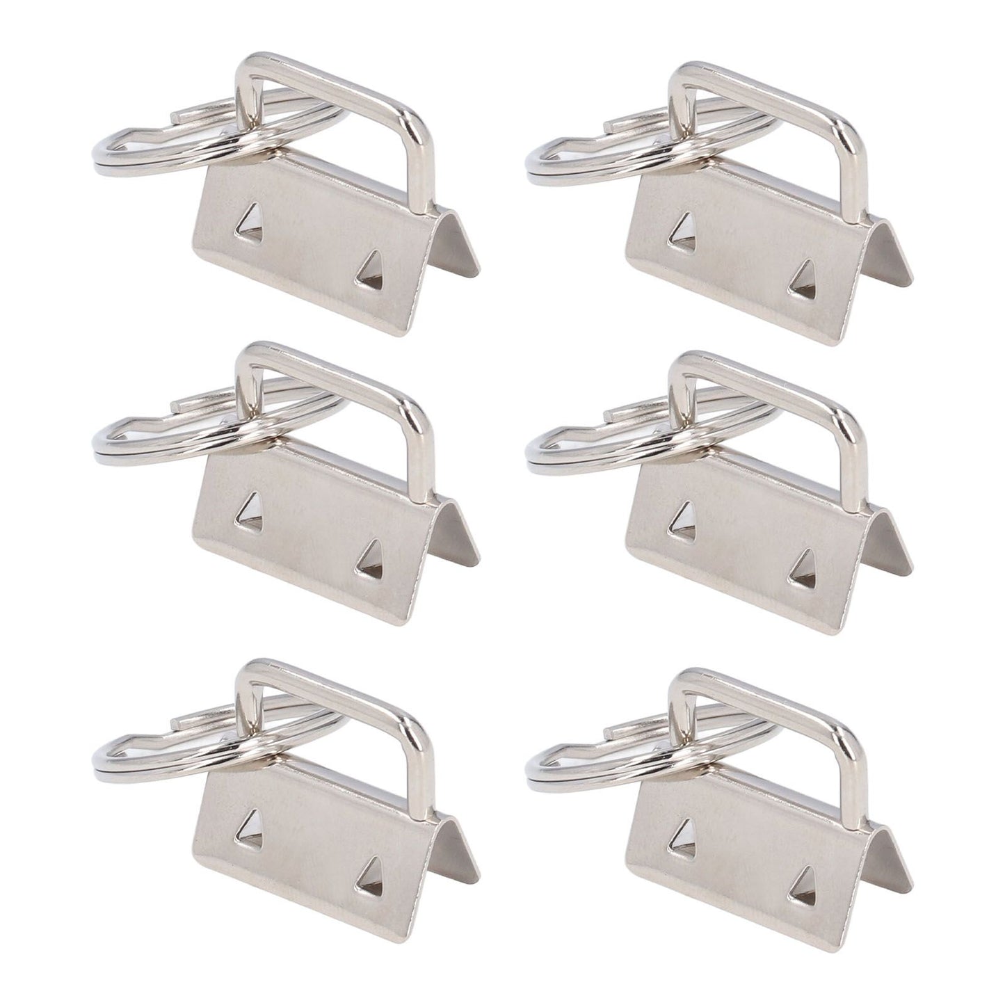 40PCS Key Fob Hardware DIY Craft Project Fine Workmanship High Hardness Iron Material Keychain Hardware
