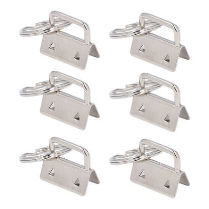 40PCS Key Fob Hardware DIY Craft Project Fine Workmanship High Hardness Iron Material Keychain Hardware