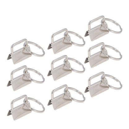 40PCS Key Fob Hardware DIY Craft Project Fine Workmanship High Hardness Iron Material Keychain Hardware