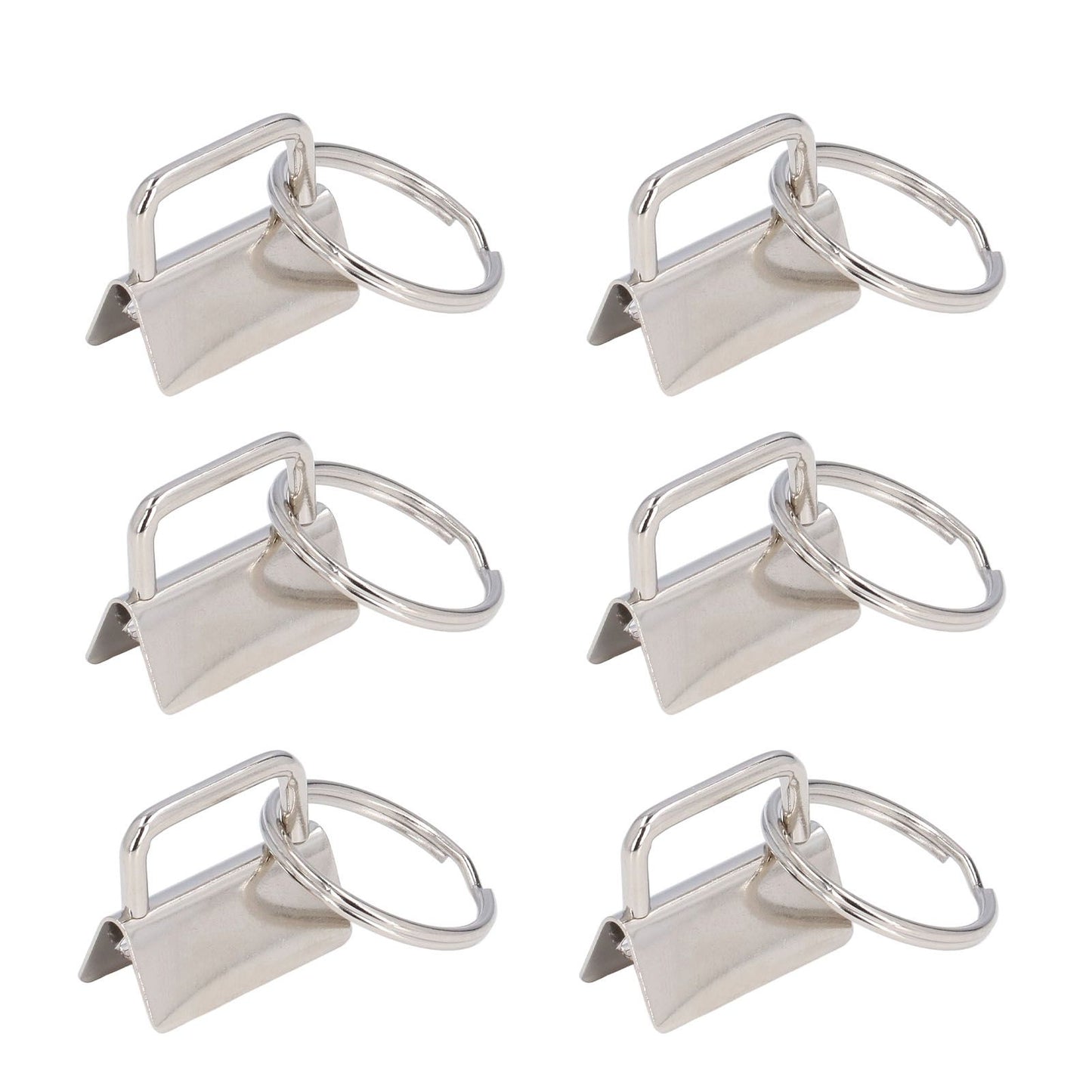 40PCS Key Fob Hardware DIY Craft Project Fine Workmanship High Hardness Iron Material Keychain Hardware