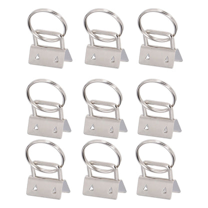 40PCS Key Fob Hardware DIY Craft Project Fine Workmanship High Hardness Iron Material Keychain Hardware