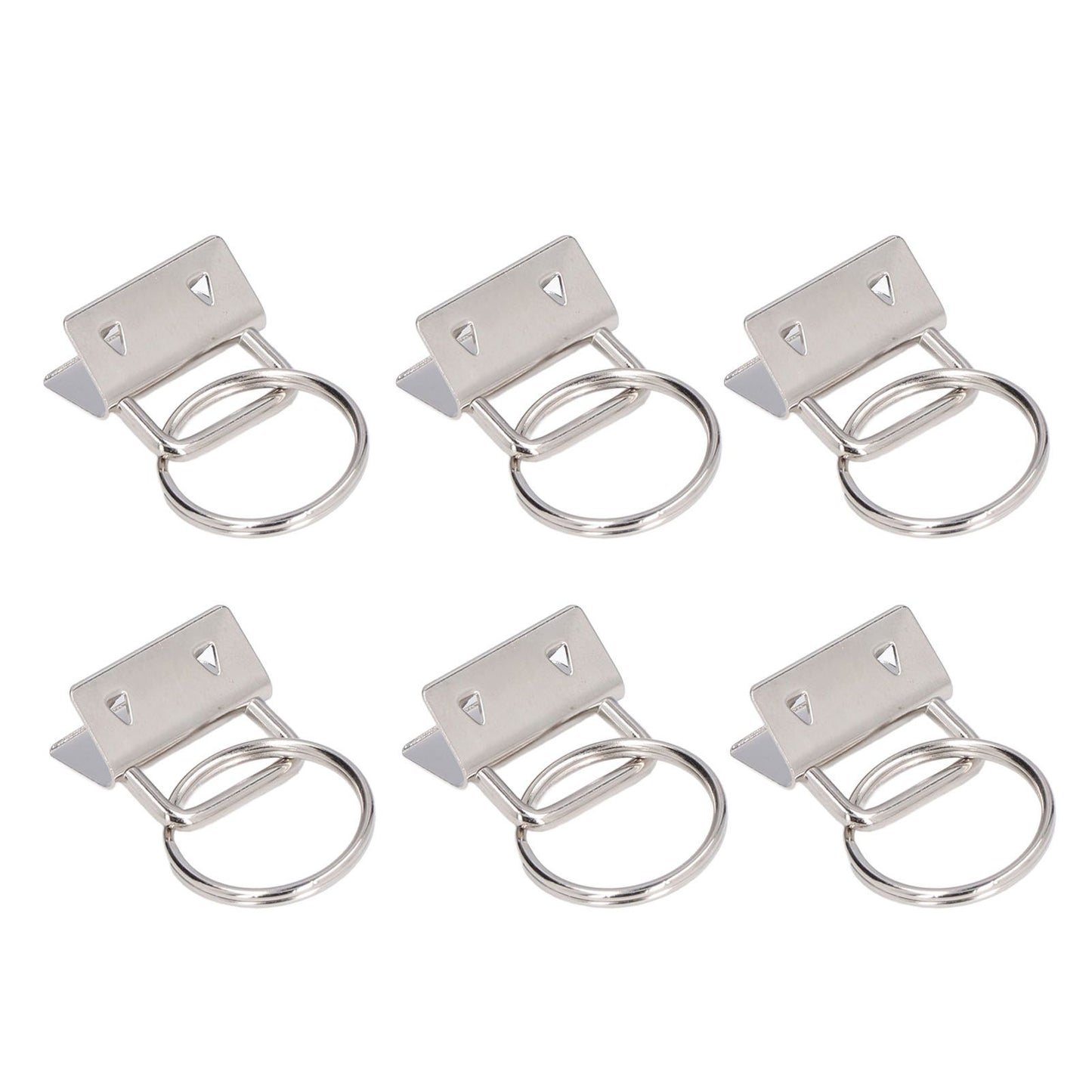 40PCS Key Fob Hardware DIY Craft Project Fine Workmanship High Hardness Iron Material Keychain Hardware