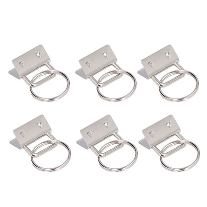 40PCS Key Fob Hardware DIY Craft Project Fine Workmanship High Hardness Iron Material Keychain Hardware