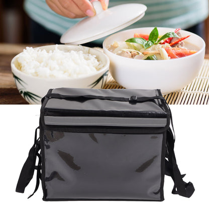 Food Delivery Bag Waterproof Multi Layer Design Large Capacity Cushioning Effect Internal Support Structure Backpack