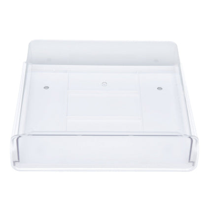 Acrylic Drawer Storage Concealed Acrylic Drawer Storage Holder with 3 Pastes for Home OfficeL