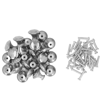 40Pcs Round Cabinet Knobs Replaceable Rustproof Stylish Furniture Knobs for Kitchen Cabinets Furniture DoorsS