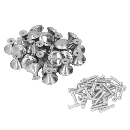 40Pcs Round Cabinet Knobs Replaceable Rustproof Stylish Furniture Knobs for Kitchen Cabinets Furniture DoorsS
