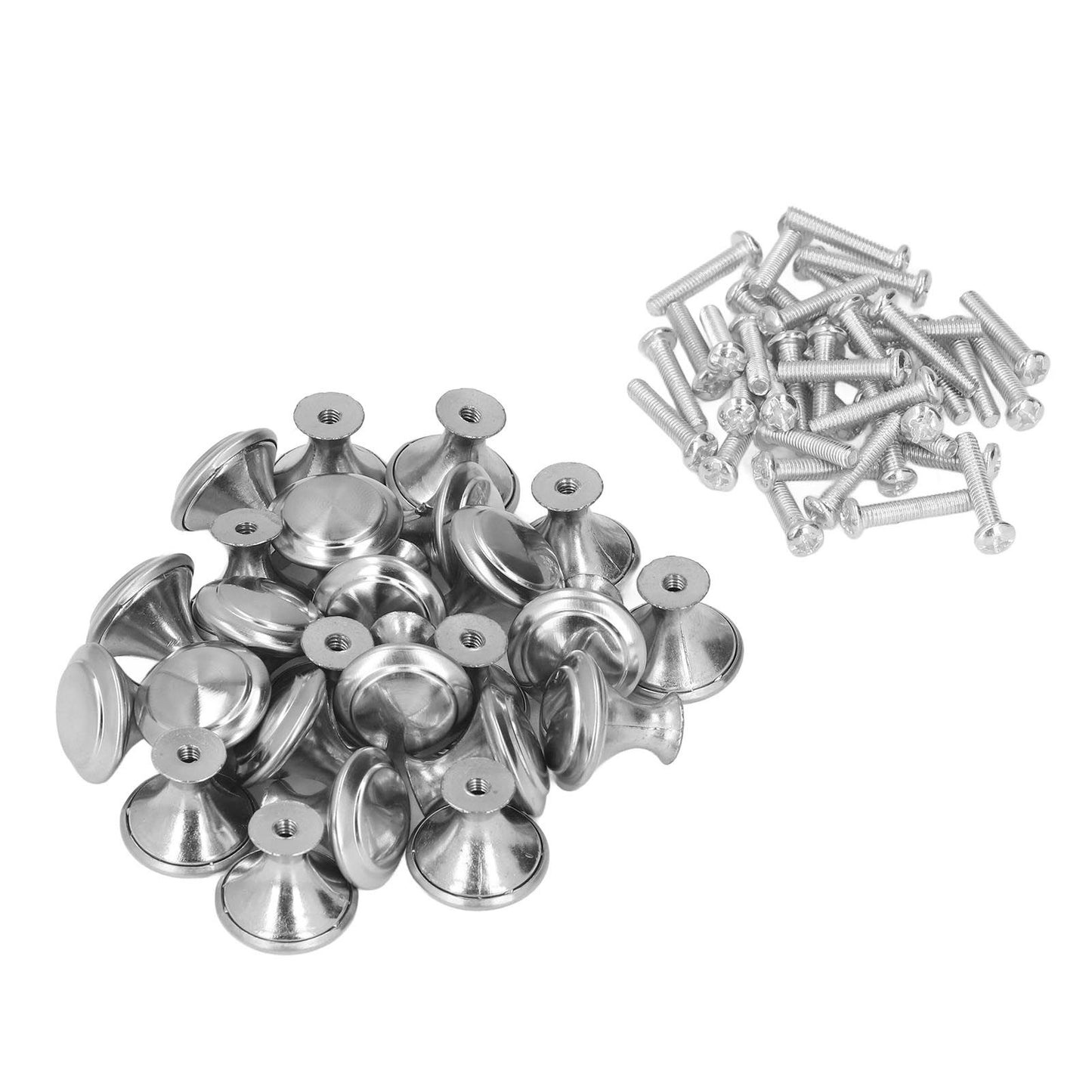 40Pcs Round Cabinet Knobs Replaceable Rustproof Stylish Furniture Knobs for Kitchen Cabinets Furniture DoorsS