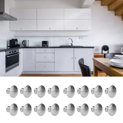 40Pcs Round Cabinet Knobs Replaceable Rustproof Stylish Furniture Knobs for Kitchen Cabinets Furniture DoorsS