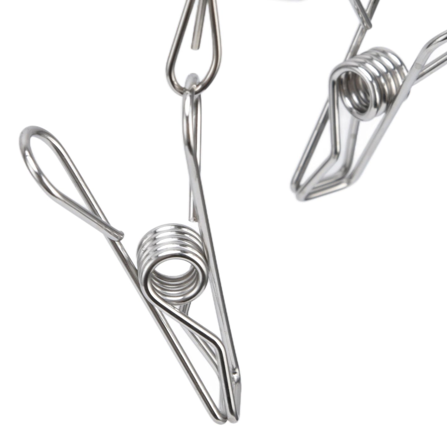 Clothes Drying Rack with 28 Clips Stainless Steel Laundry Drying Hanger for Socks Towels Bras Underwear