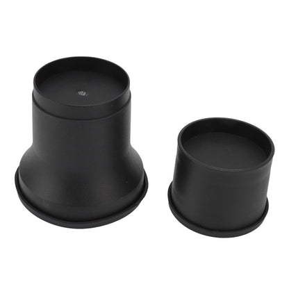 4pcs Round Furniture Lifters with Rubber Non Slip Pads Plastic Bed and Furniture Raisers Set