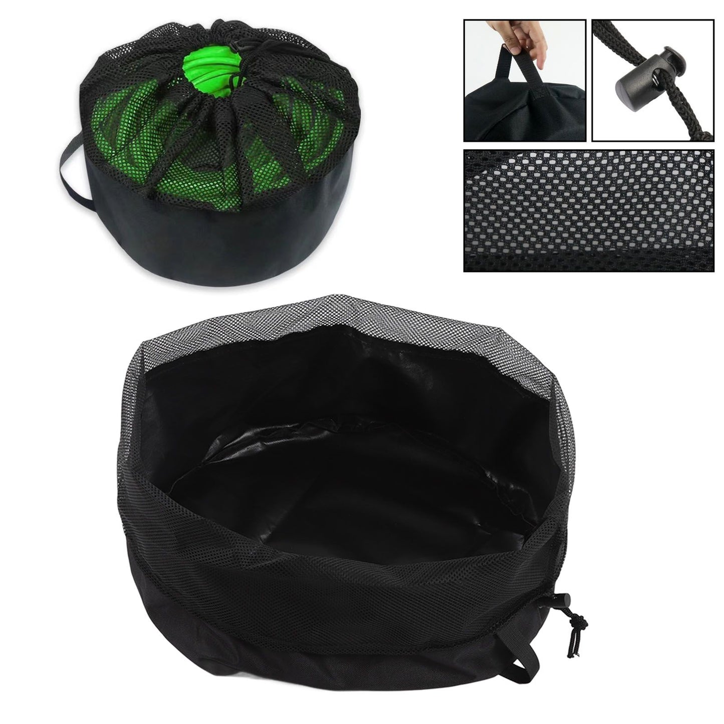 Water Hose Bag RV Cable Storage Carry Organizer Nylon for Power Electrical Cords