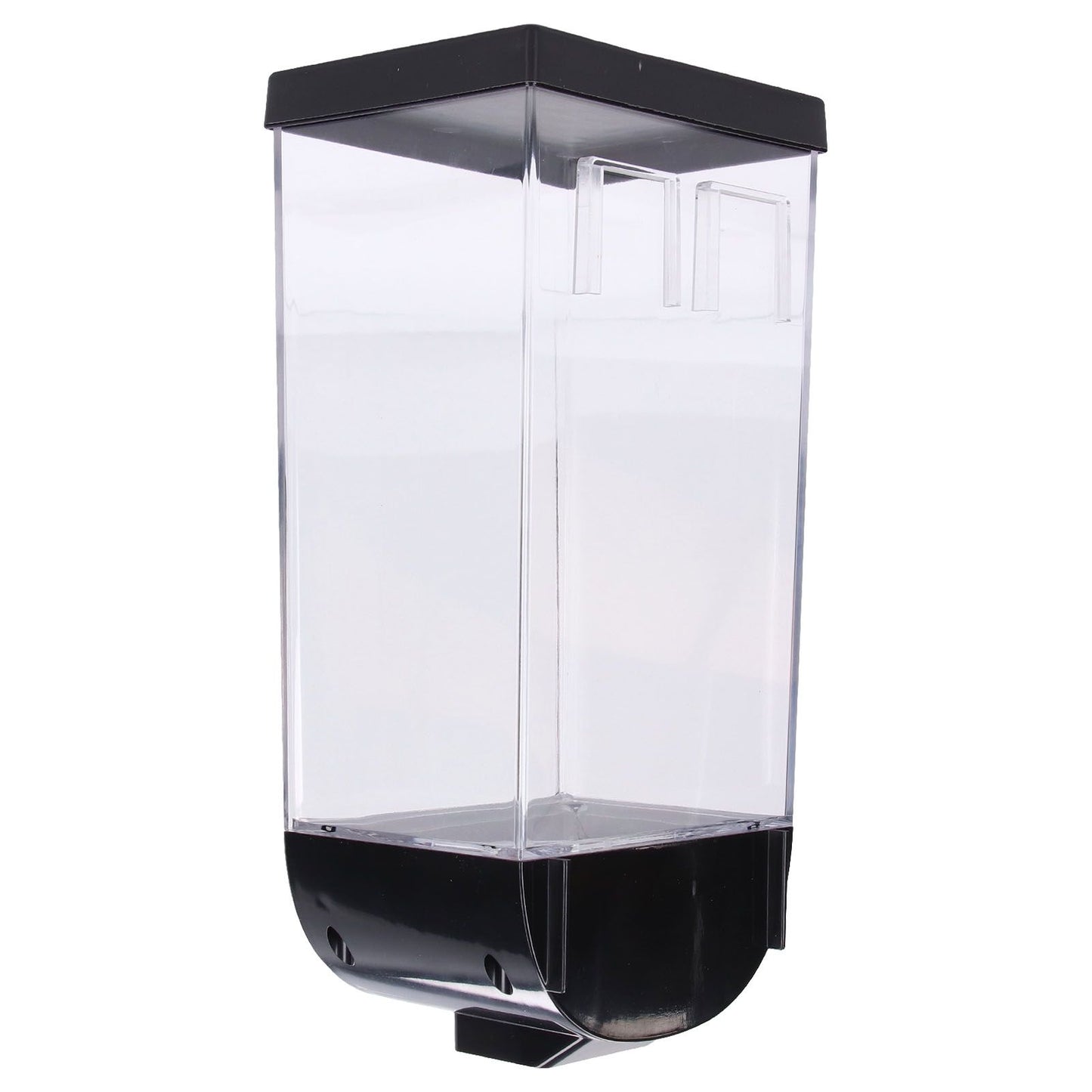 Square Dry Food Dispenser Wall Mounted Grain Storage Container Laundry Bead Cereal Dispenser for Kitchen1.5L