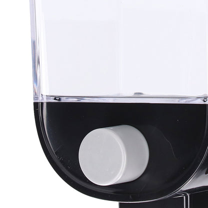Square Dry Food Dispenser Wall Mounted Grain Storage Container Laundry Bead Cereal Dispenser for Kitchen1.5L