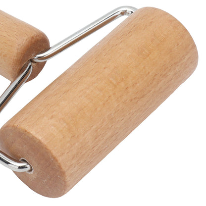 Wood Rolling Pin Pastry Pizza Hand Dough Roller for Bakery Kitchen Cake Bread Home Use