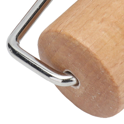 Wood Rolling Pin Pastry Pizza Hand Dough Roller for Bakery Kitchen Cake Bread Home Use