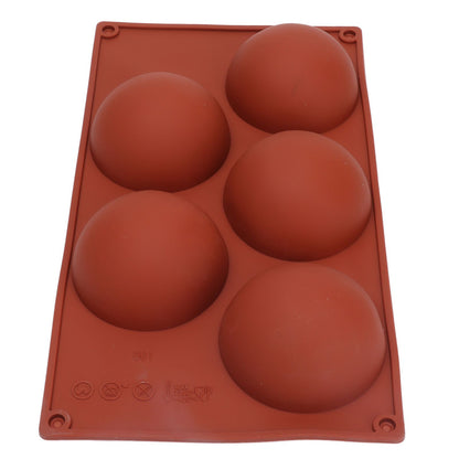 Hemisphere Silicone 3D Mold Chocolate Mould for Making Chocolate Pastry Cake Fudge Bakeware Round Doughnut