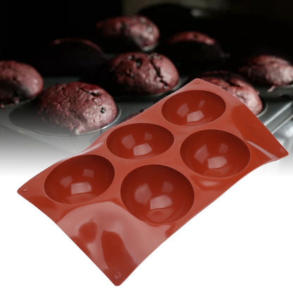Hemisphere Silicone 3D Mold Chocolate Mould for Making Chocolate Pastry Cake Fudge Bakeware Round Doughnut