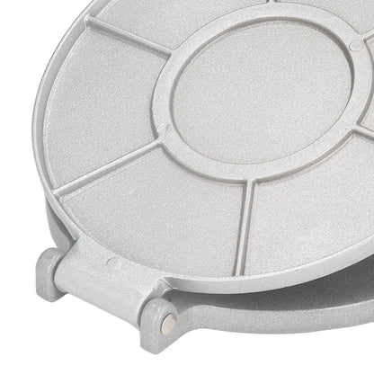 Tortilla Press 7.7in Rust Proof Aluminum Alloy Silver Heavy Duty Quesadilla Maker for Home Pasta Shops