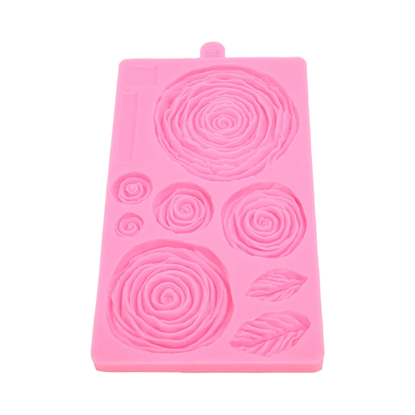 Roses Mold Stick Proof Toxic Free Odorless Dishwasher Safe Silicone Leaf Flower Mould for DIY Cake Chocolate
