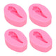 4 Pcs Silicone Mold Drumstick Shape Fondant Silicone Mold Chocolate Cake Decorating Mold DIY Pastry Baking Mold