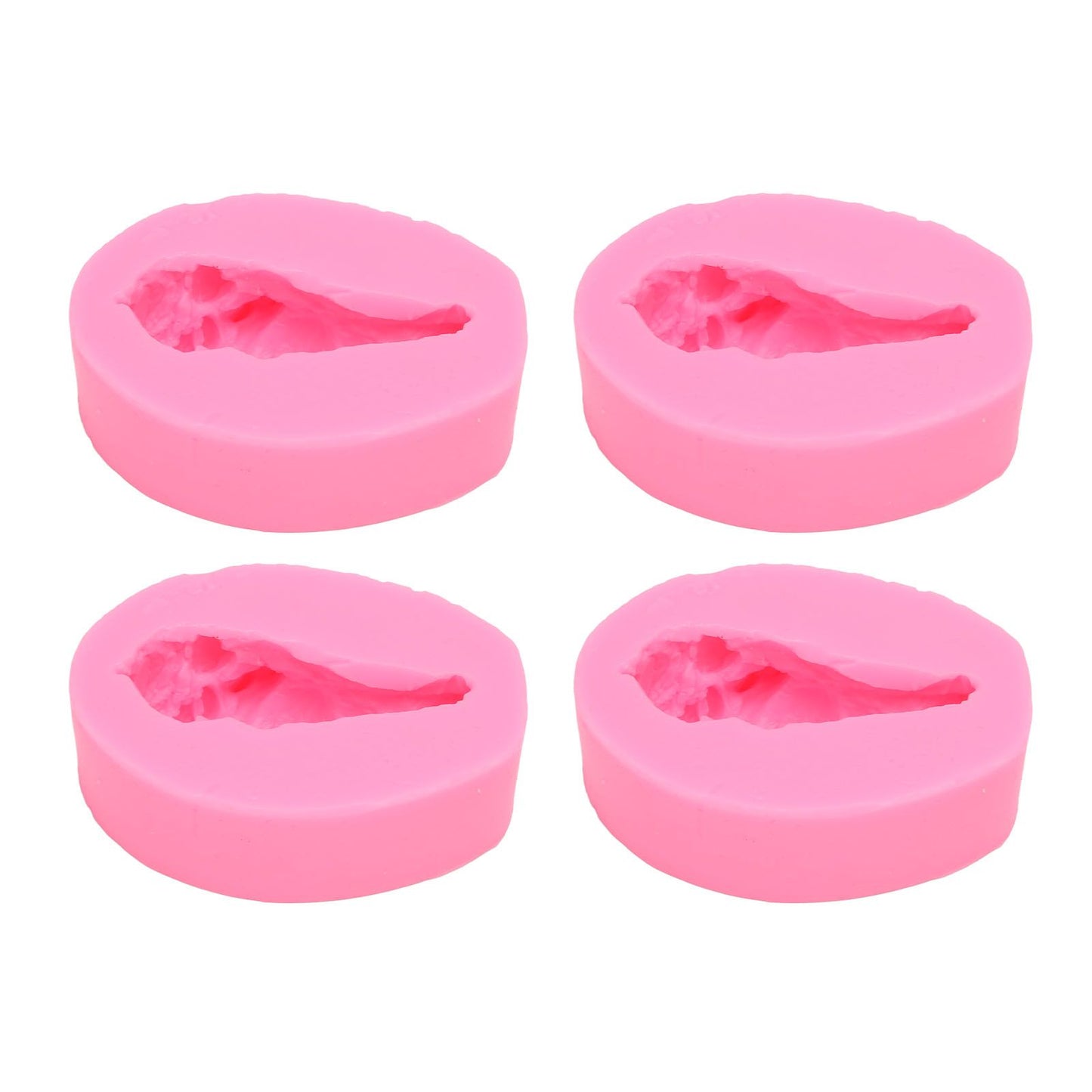 4 Pcs Silicone Mold Drumstick Shape Fondant Silicone Mold Chocolate Cake Decorating Mold DIY Pastry Baking Mold
