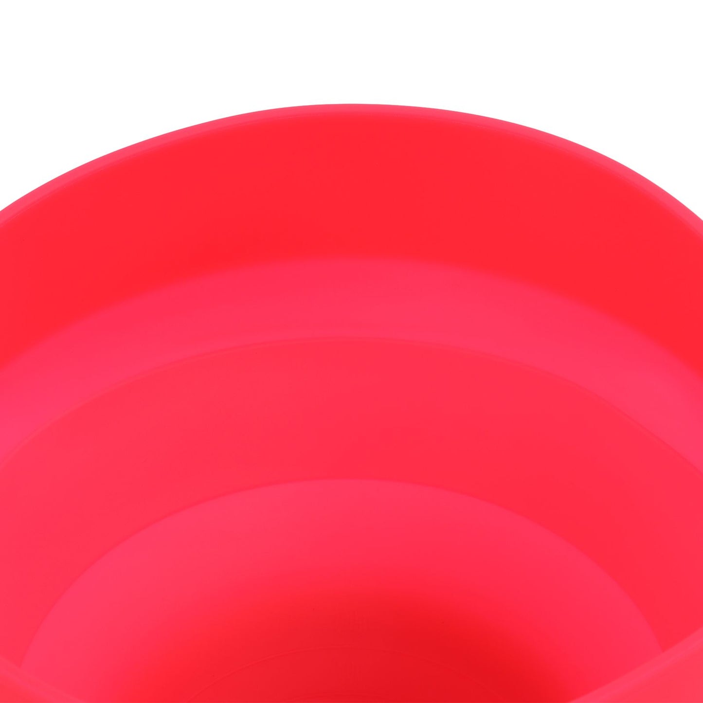 Microwavable Popcorn Bowl with Transparent Lid and Handle Collapsible Silicone Popcorn Maker for Home Rose Red