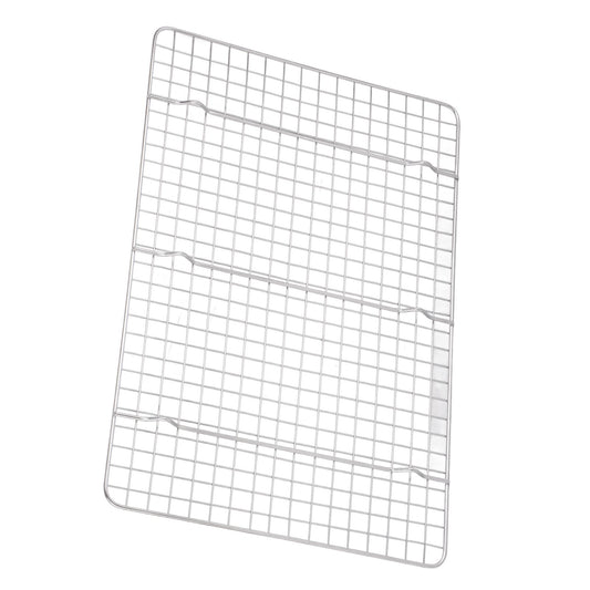 Checkered Cooling Rack 304 Stainless Steel Grid Deformation Resistance Baking Wire Rack for Home Bakery Bread Cake Cooky