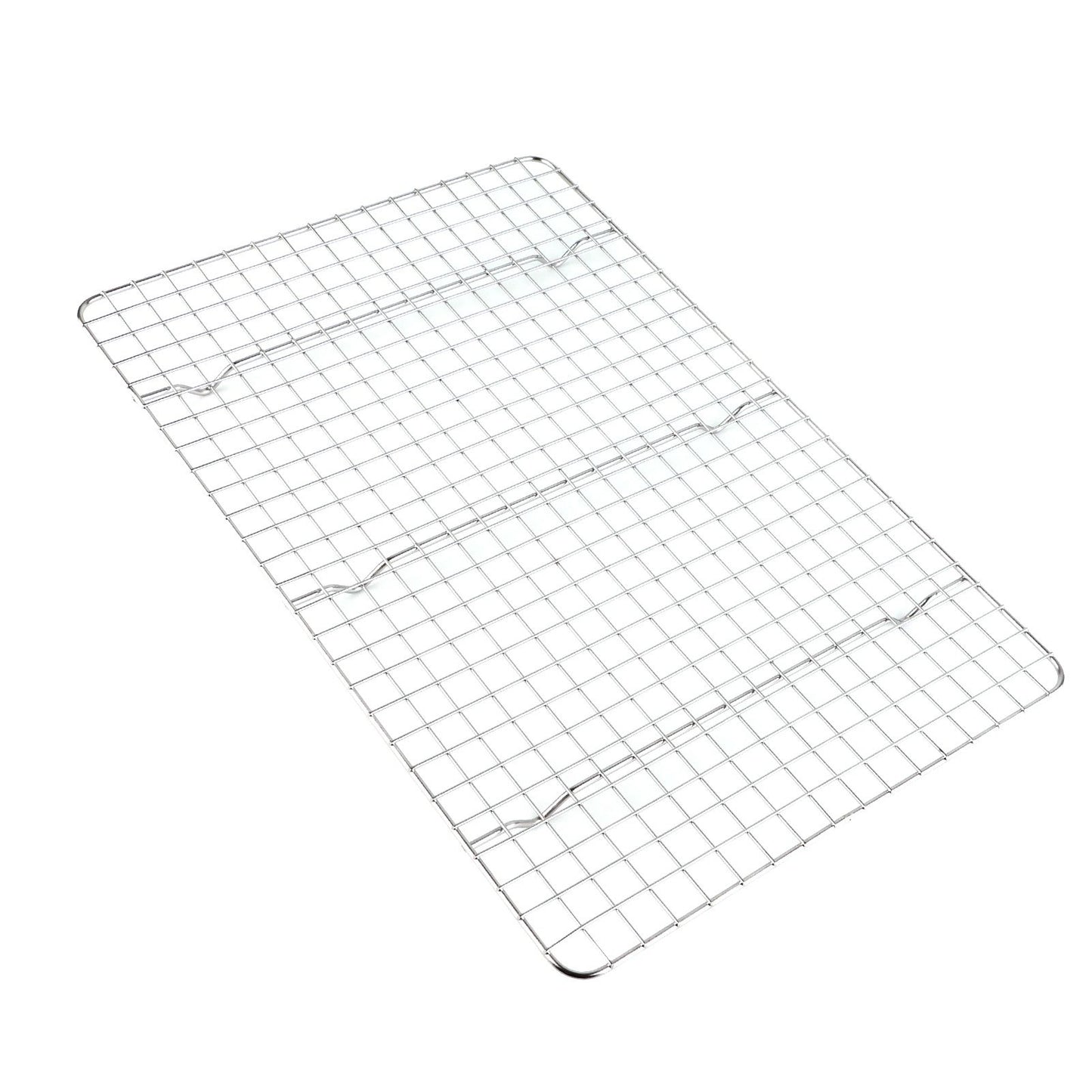 Checkered Cooling Rack 304 Stainless Steel Grid Deformation Resistance Baking Wire Rack for Home Bakery Bread Cake Cooky