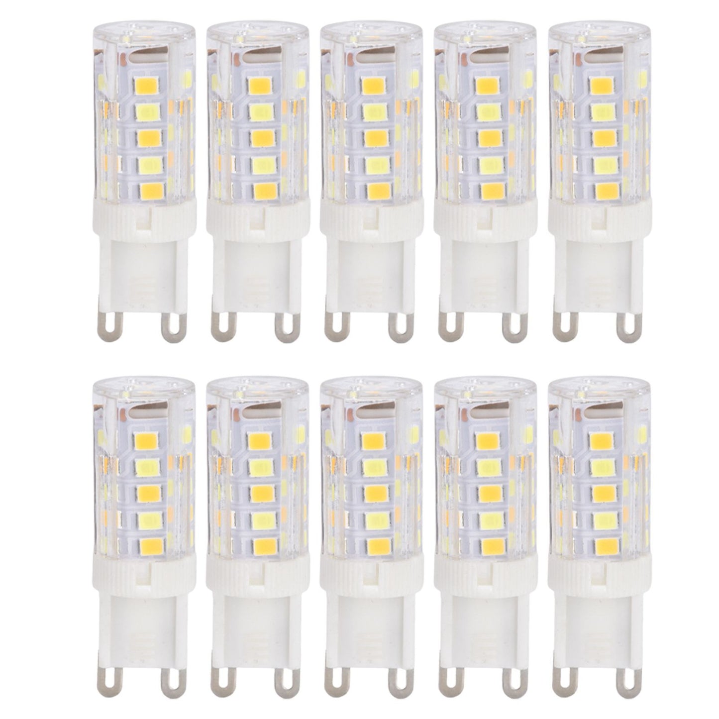 10PCS G9 220V LED Lamp Dimmable Ceramic LED Bulb Replace Halogen Lamp for ChandelierG9 3W 32LED