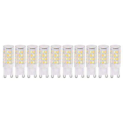 10PCS G9 220V LED Lamp Dimmable Ceramic LED Bulb Replace Halogen Lamp for ChandelierG9 5W 52LED