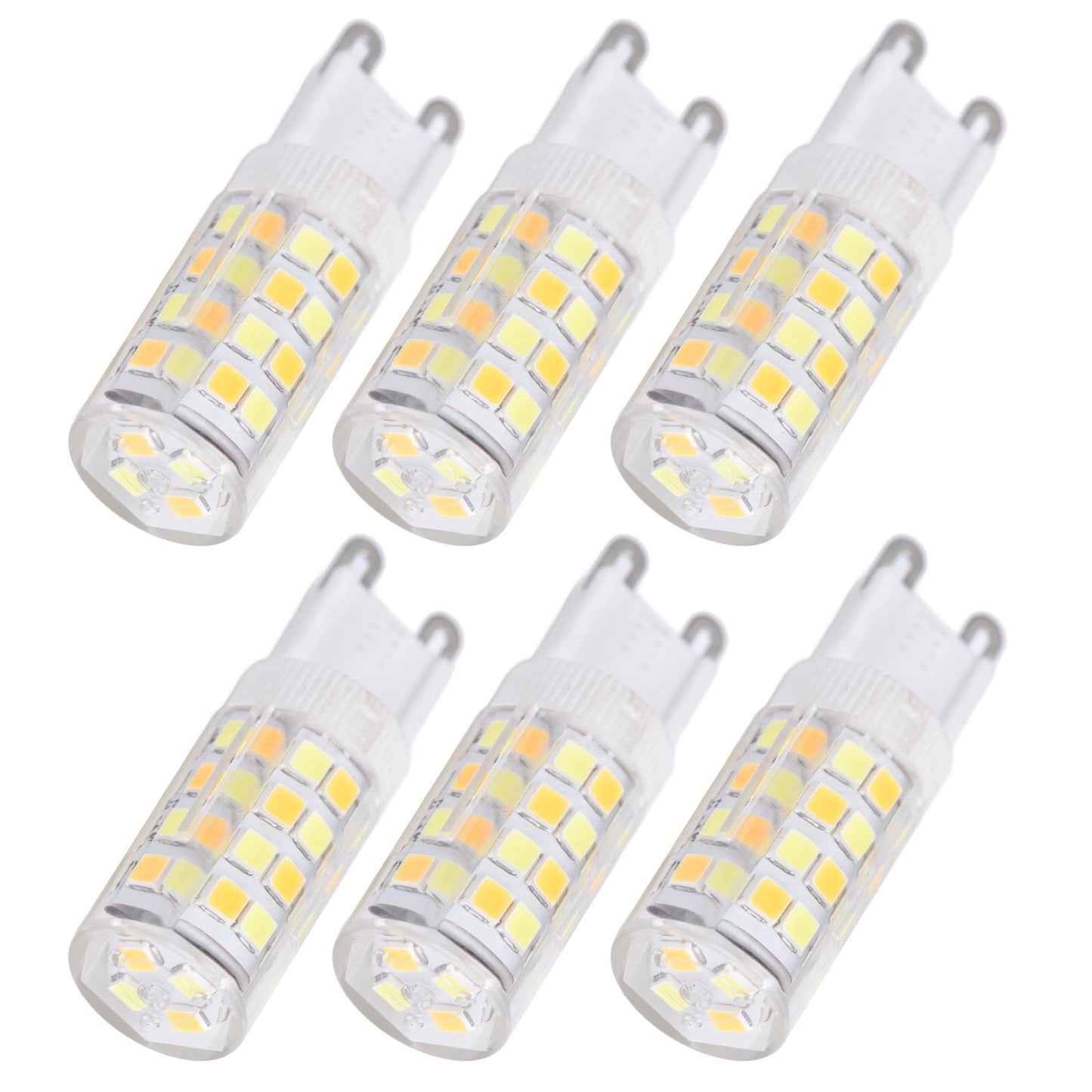 10PCS G9 220V LED Lamp Dimmable Ceramic LED Bulb Replace Halogen Lamp for ChandelierG9 5W 52LED