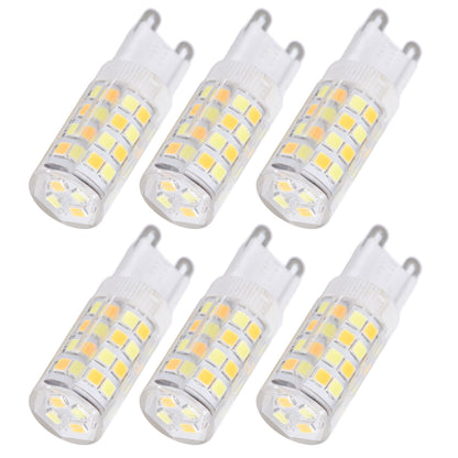 10PCS G9 220V LED Lamp Dimmable Ceramic LED Bulb Replace Halogen Lamp for ChandelierG9 5W 52LED