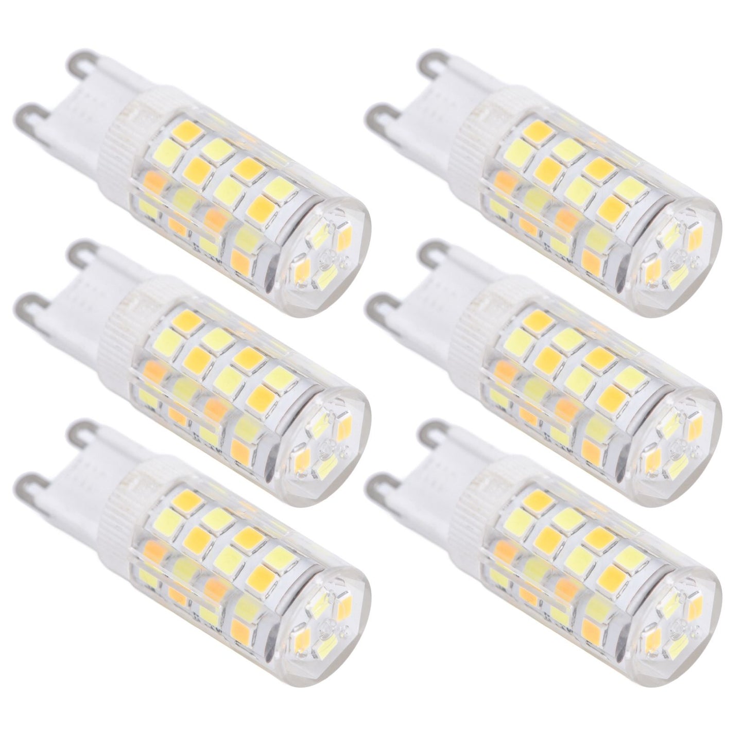 10PCS G9 220V LED Lamp Dimmable Ceramic LED Bulb Replace Halogen Lamp for ChandelierG9 5W 52LED