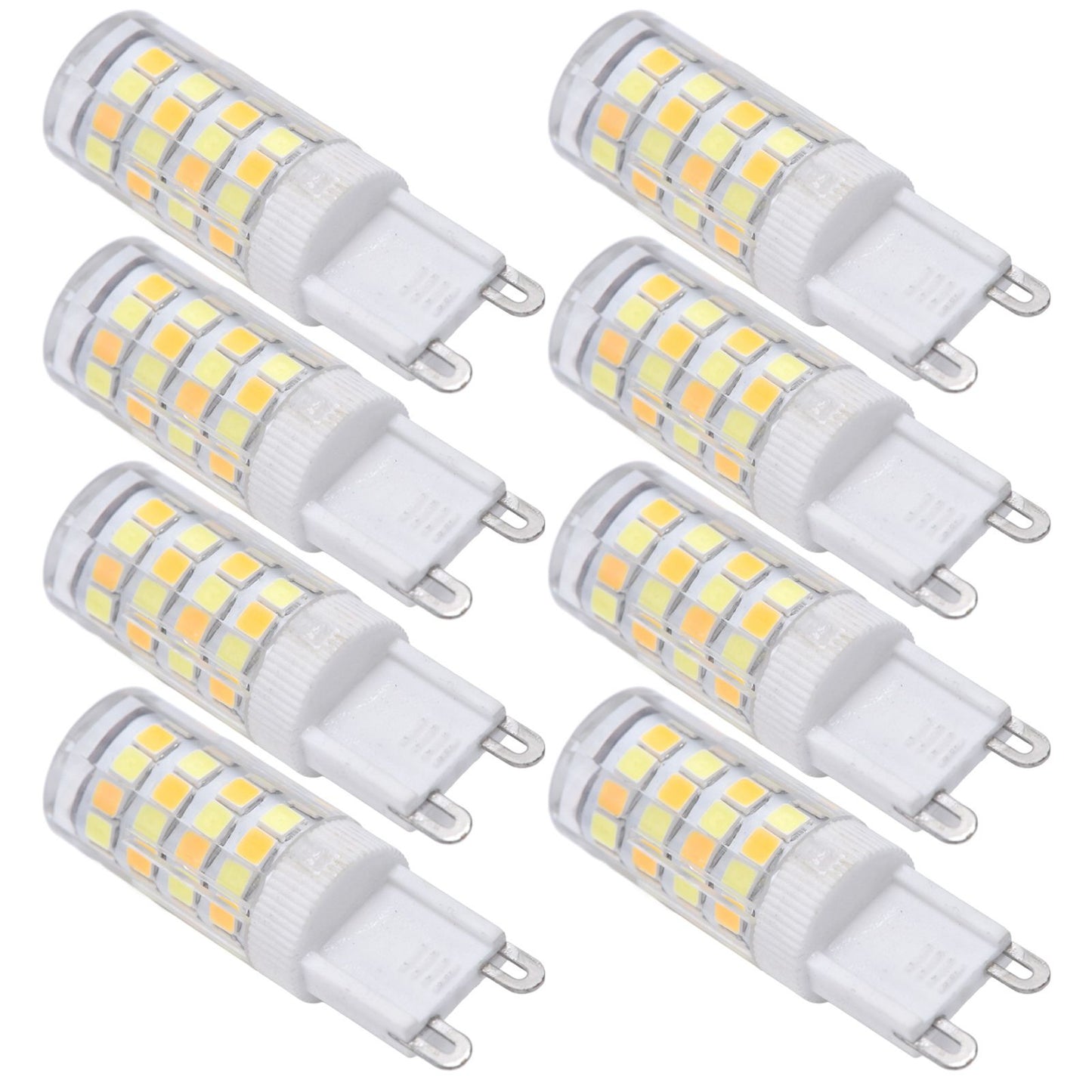 10PCS G9 220V LED Lamp Dimmable Ceramic LED Bulb Replace Halogen Lamp for ChandelierG9 5W 52LED