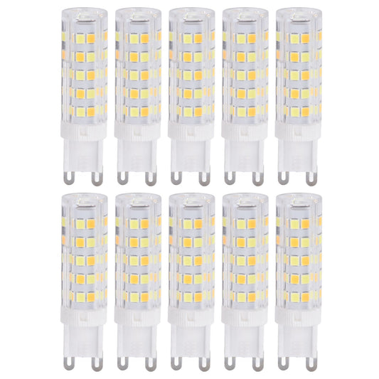 10PCS G9 220V LED Lamp Dimmable Ceramic LED Bulb Replace Halogen Lamp for ChandelierG9 7W 64LED