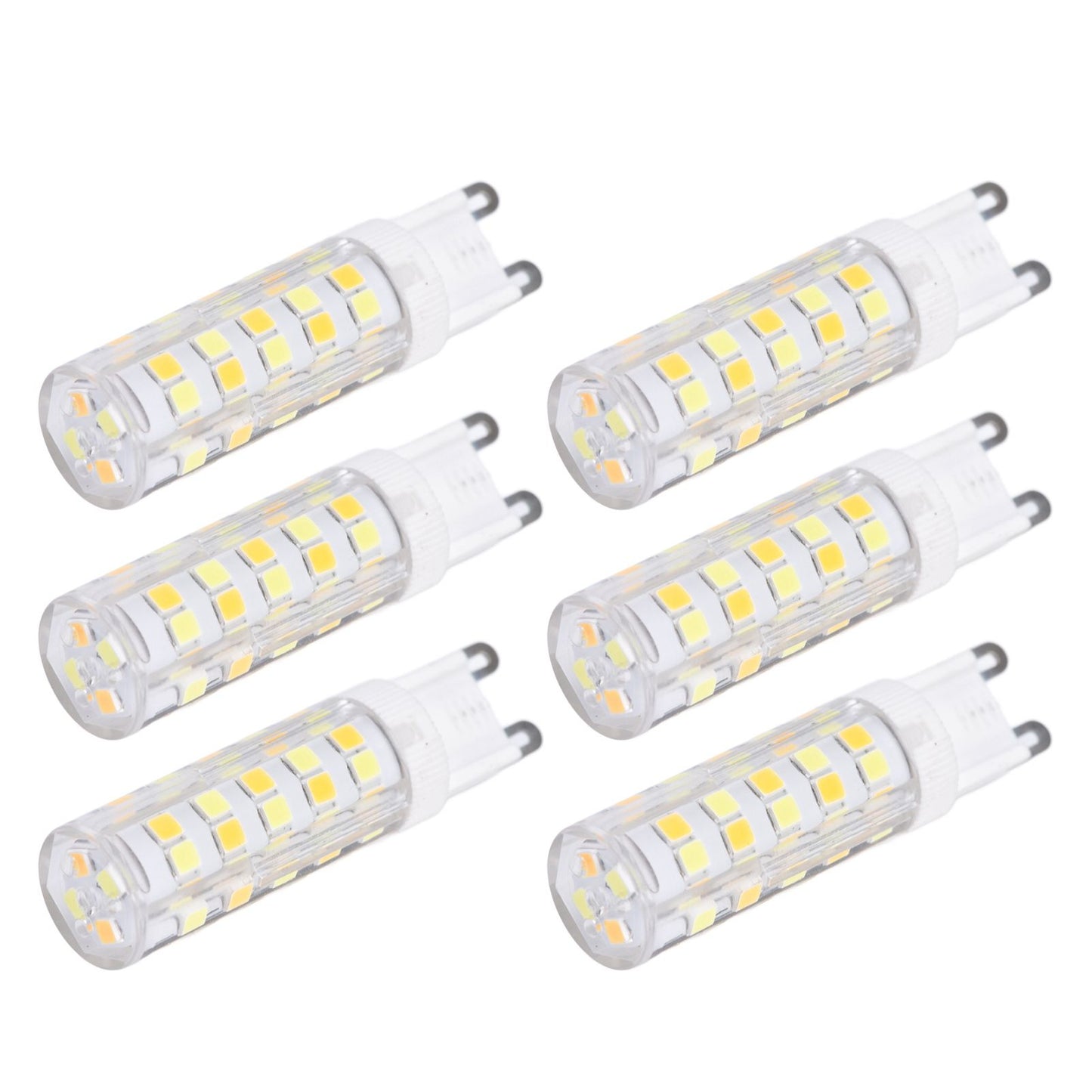 10PCS G9 220V LED Lamp Dimmable Ceramic LED Bulb Replace Halogen Lamp for ChandelierG9 7W 64LED