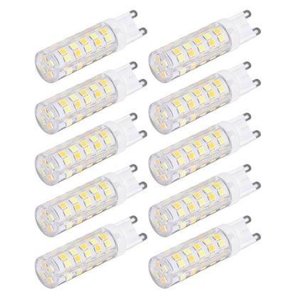 10PCS G9 220V LED Lamp Dimmable Ceramic LED Bulb Replace Halogen Lamp for ChandelierG9 7W 64LED
