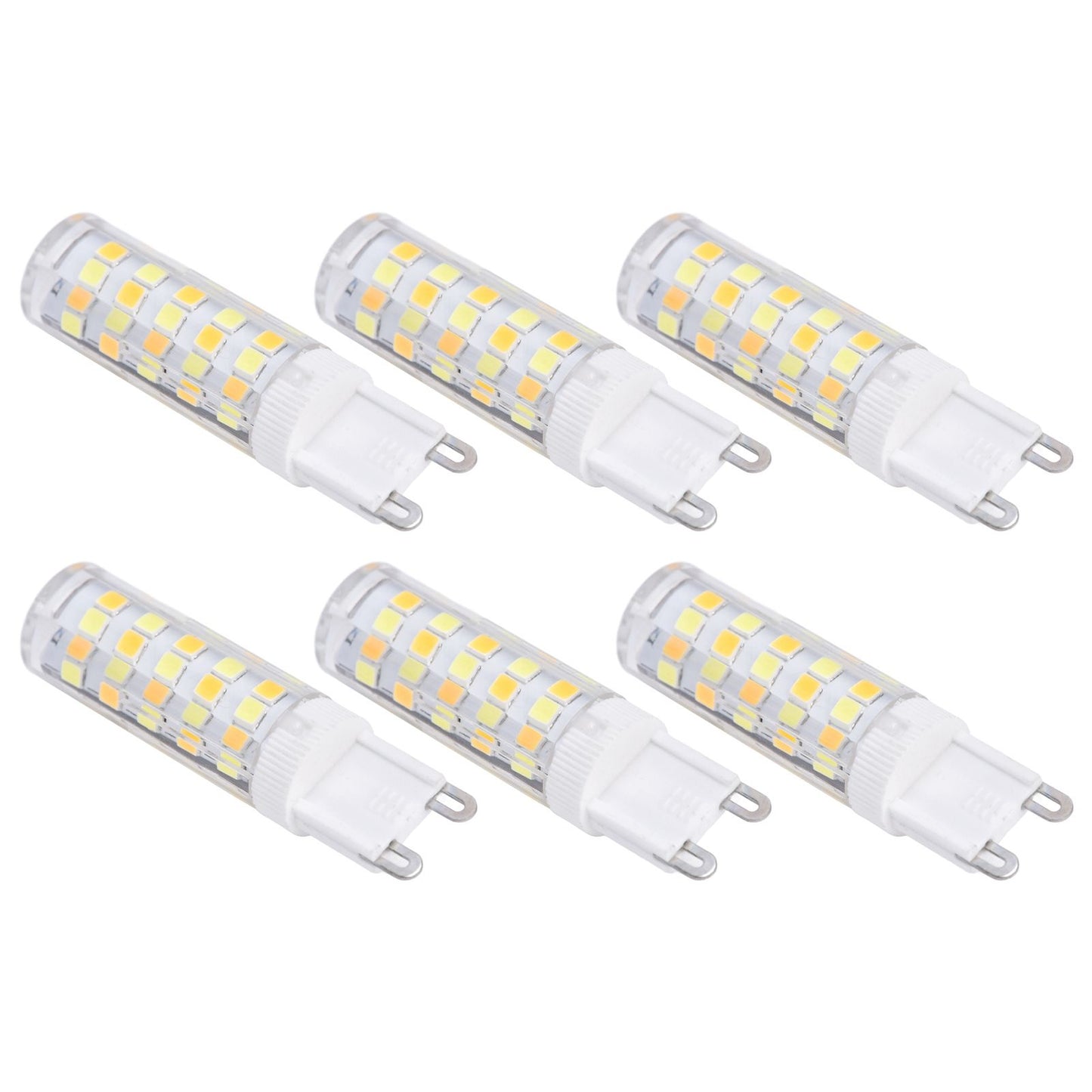 10PCS G9 220V LED Lamp Dimmable Ceramic LED Bulb Replace Halogen Lamp for ChandelierG9 7W 64LED