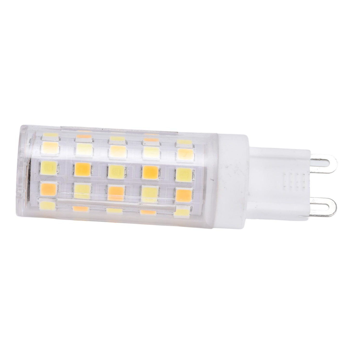 6PCS 66LED G9 Light Bulb 9W 85‑265V Small Ceiling Lamp Bulb 3 Light Color Wall Lamp Bulb for Home