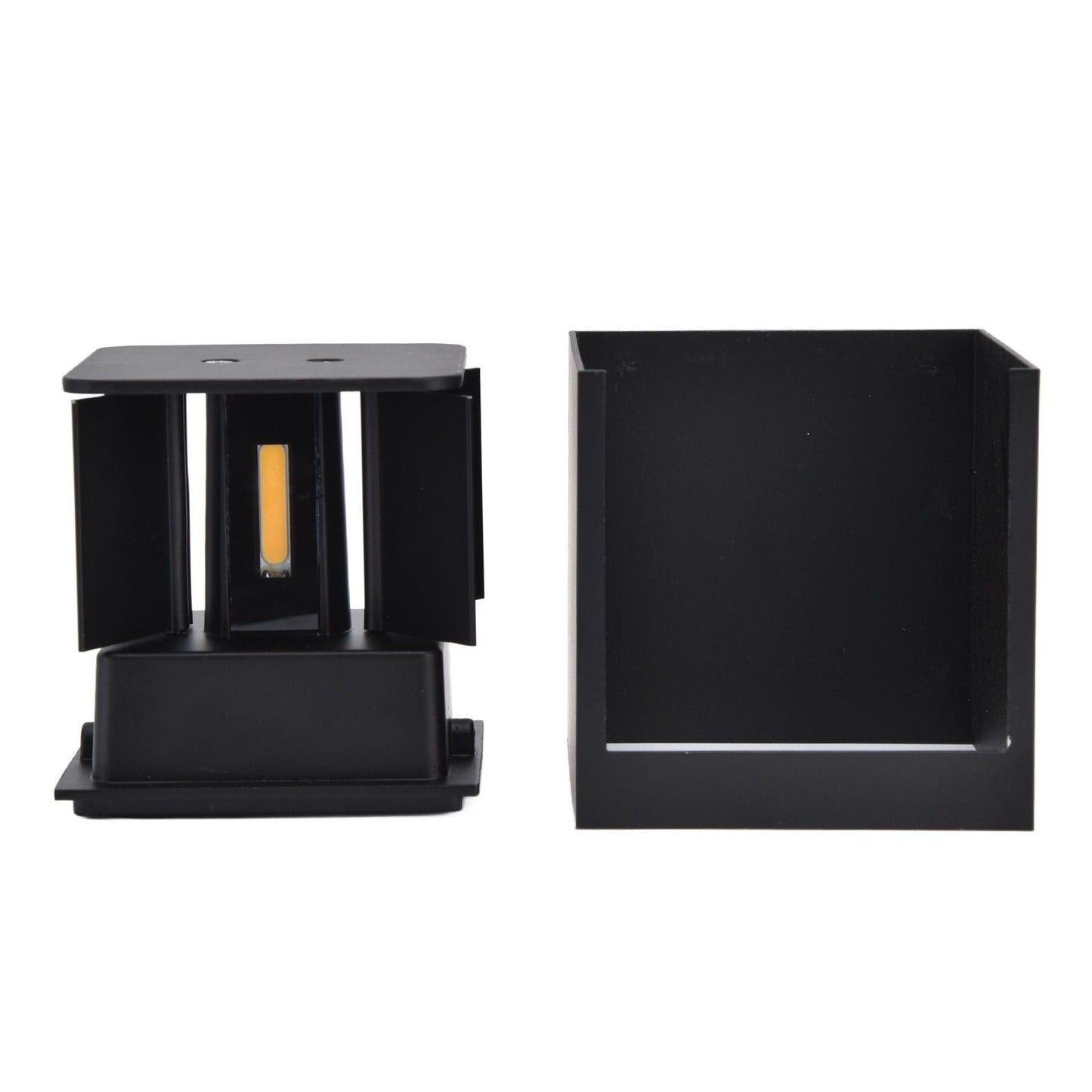 3.9in Wall Lamp Adjustable Light Angle Energy Saving Environmental Friendly Up Down Wall Light 90‑265V7W
