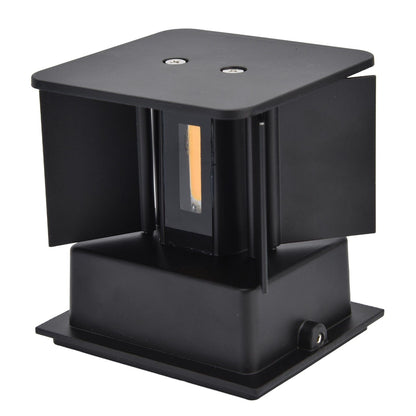 3.9in Wall Lamp Adjustable Light Angle Energy Saving Environmental Friendly Up Down Wall Light 90‑265V7W