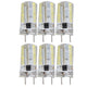 6Pcs G8 Small Bulbs 5W Small Bulb Light Source 80LED for CeilingLamp Wall Lamp Table Lamp 110VWarm Light
