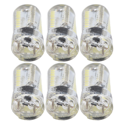 6Pcs G8 Small Bulbs 5W Small Bulb Light Source 80LED for CeilingLamp Wall Lamp Table Lamp 110VWarm Light