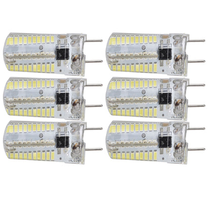 6Pcs G8 Small Bulbs 5W Small Bulb Light Source 80LED for CeilingLamp Wall Lamp Table Lamp 110VWarm Light