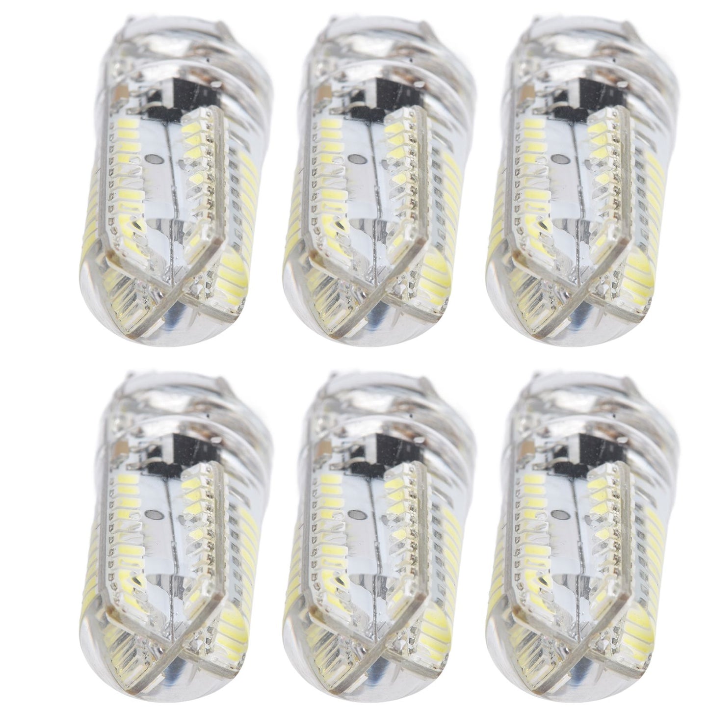 6Pcs G8 Small Bulbs 5W Small Bulb Light Source 80LED for CeilingLamp Wall Lamp Table Lamp 110VWarm Light