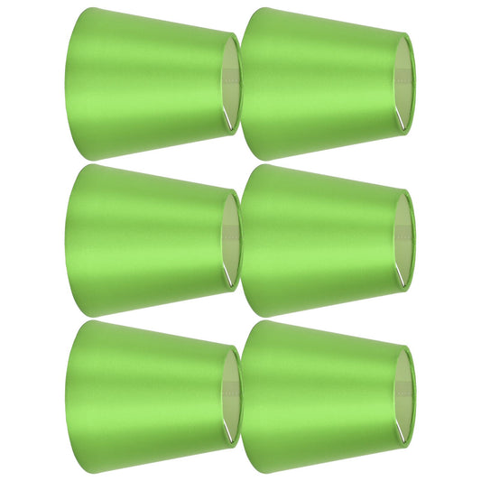 6PCS E14 Lamp Shade Fabric Lampshade Table Lamp Ceiling Lamp Shade for Bedroom Living RoomFluorescent Green PX157